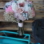 Bouquet romántico con gardenia