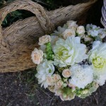 Bouquet de flores naturales con dalias