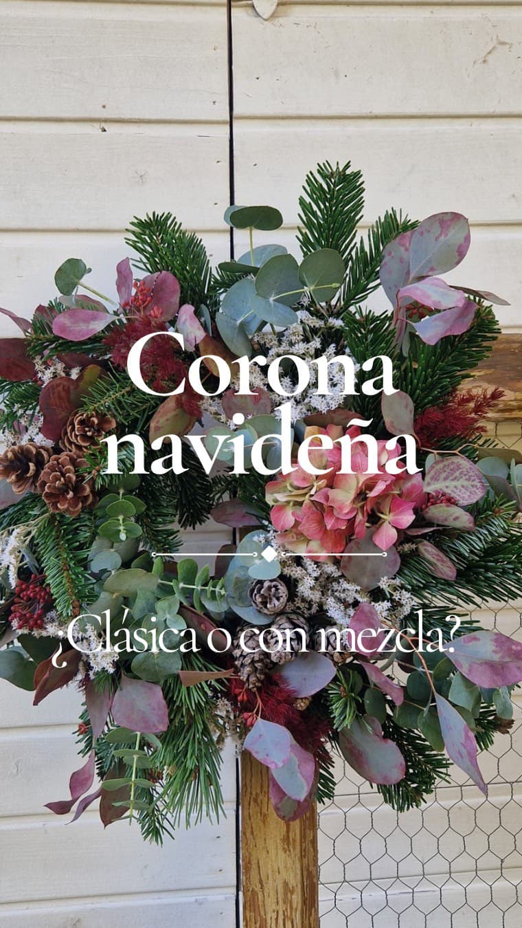Esta corona tiene un toque navideño… y otro muy personal.

¿La pondrías en la pu