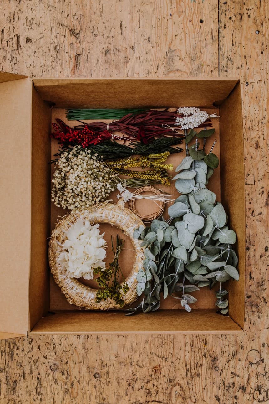 Taller online crea tu corona de Navidad 3