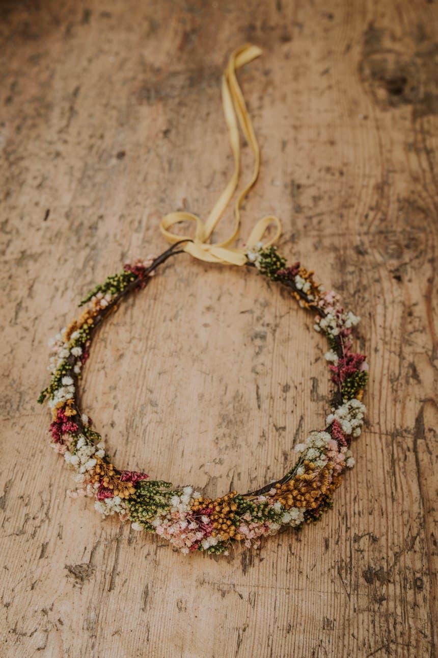 Taller on line Corona de flores silvestres 3