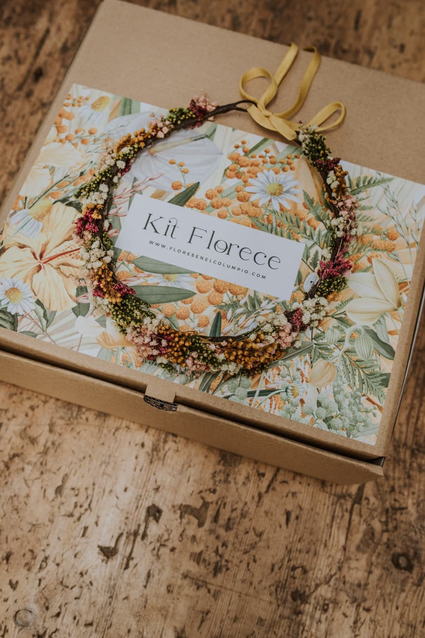 Taller on line Corona de flores silvestres