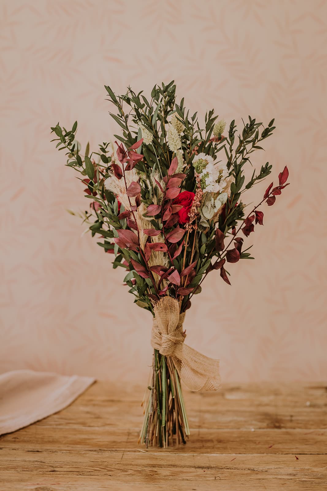 Ramo de flores preservadas San Valentín