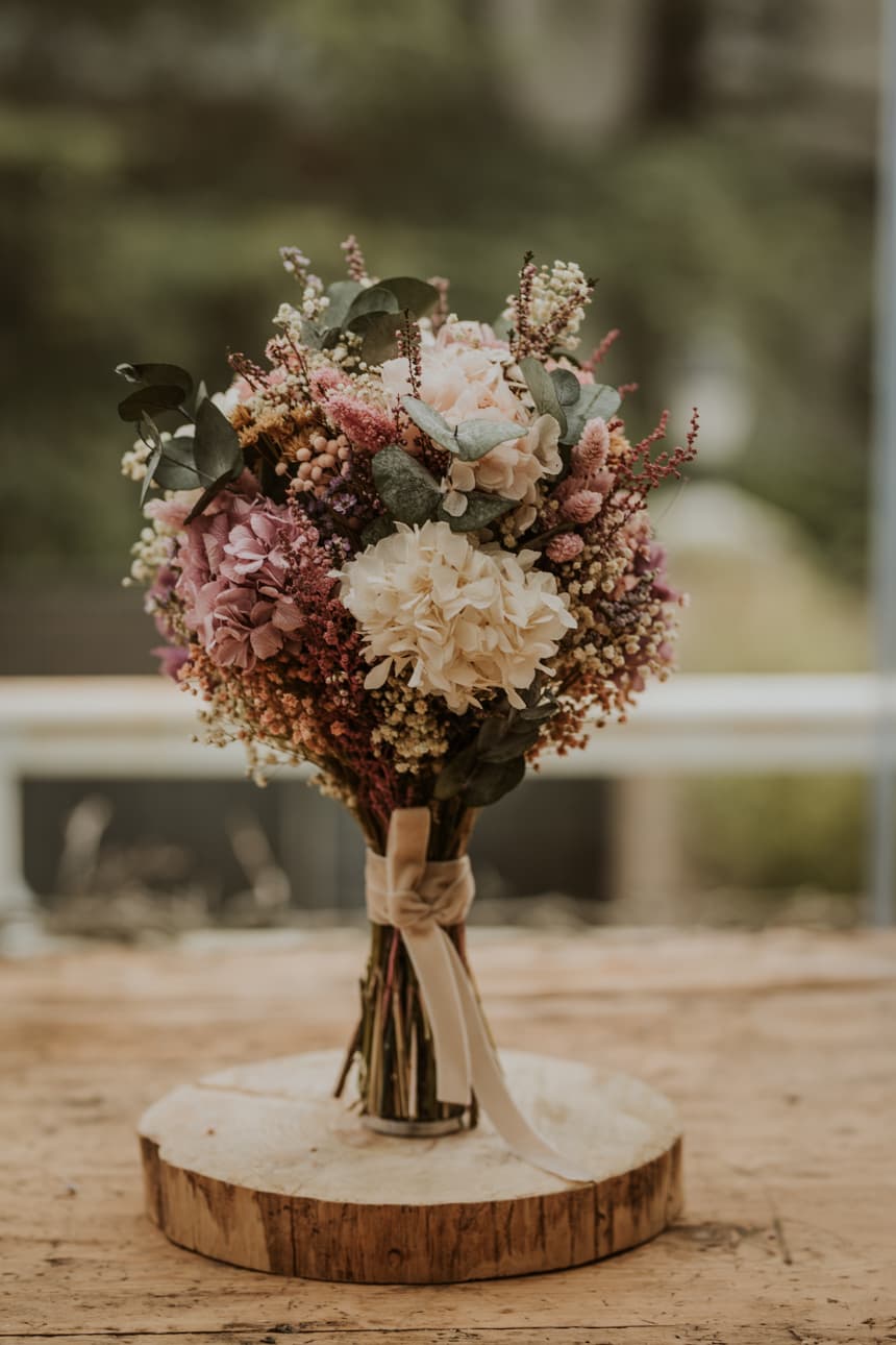Bouquet de novia grande