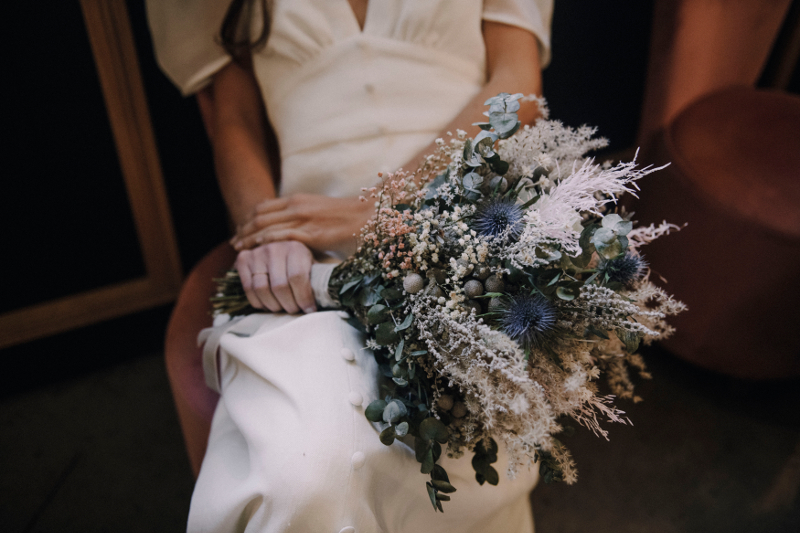 Ramos de novia preservados