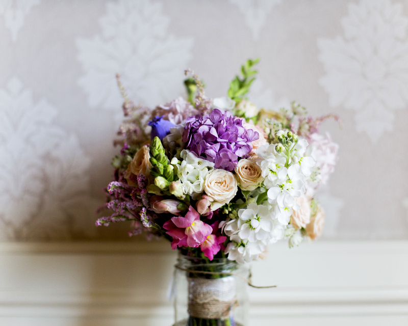 Bouquet romántico de tonos suaves