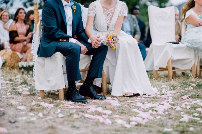 Ramo de novia pequeño y colorido