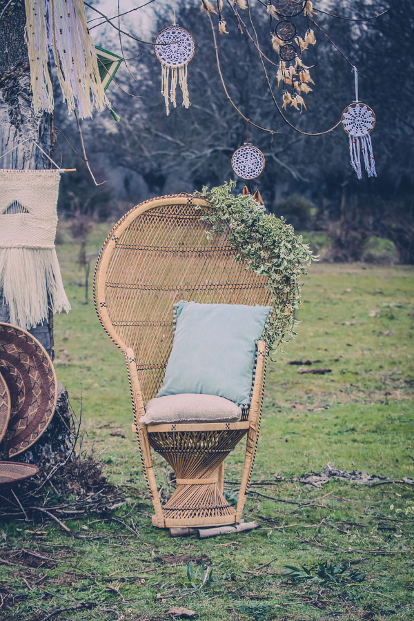 Decoración de bodas estilo apache