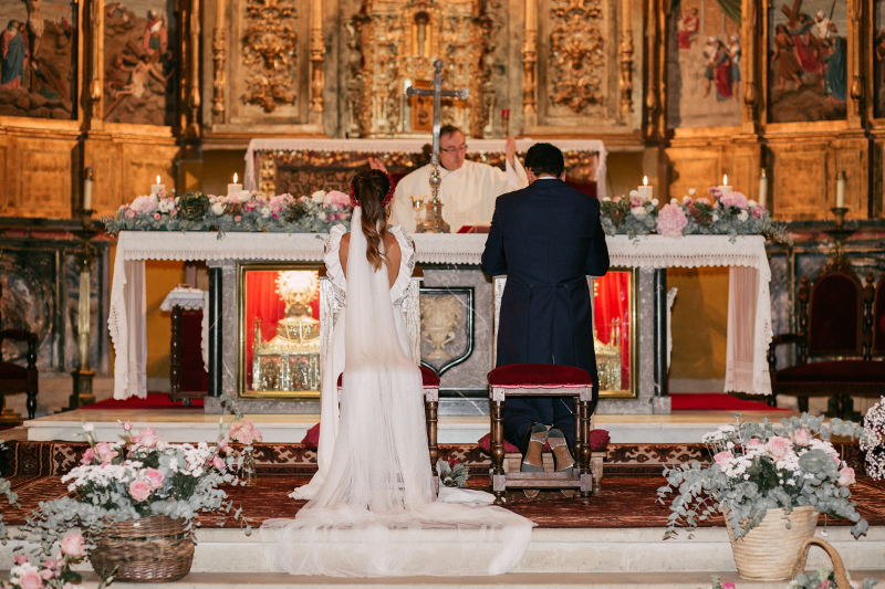 Decoración con flores de la Catedral de Calahorra