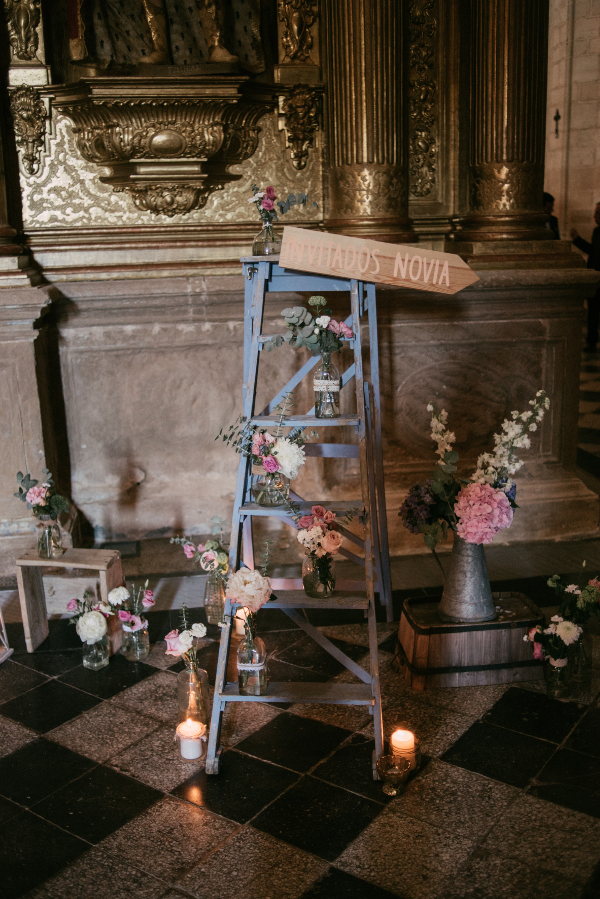 Decoración con flores de la Catedral de Calahorra