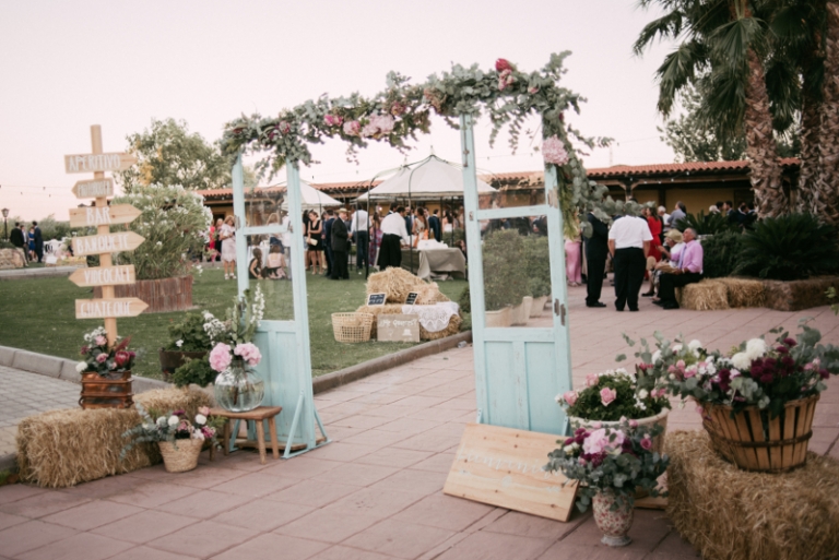 Decoración floral para boda