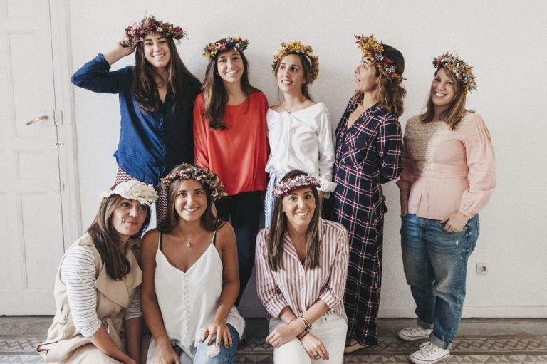 Talleres de coronas de flores en Madrid