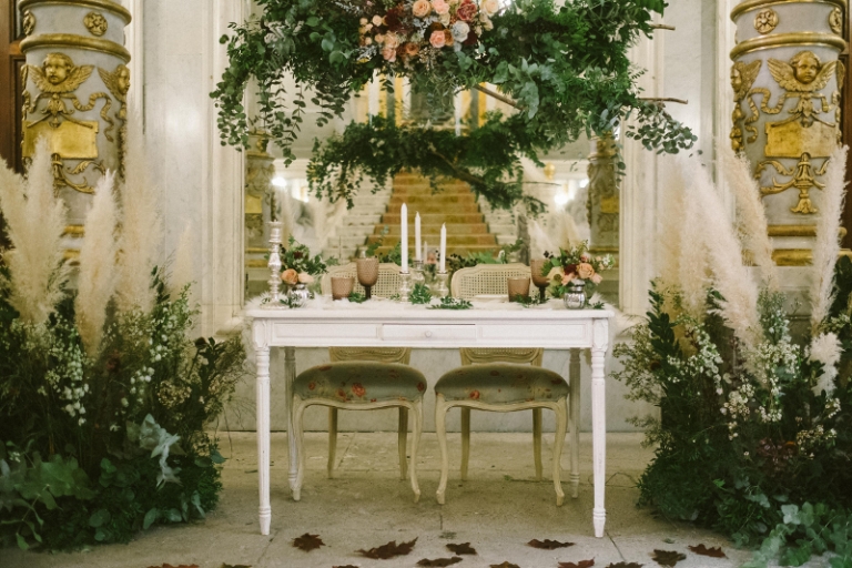 Decoración floral Love and Winter