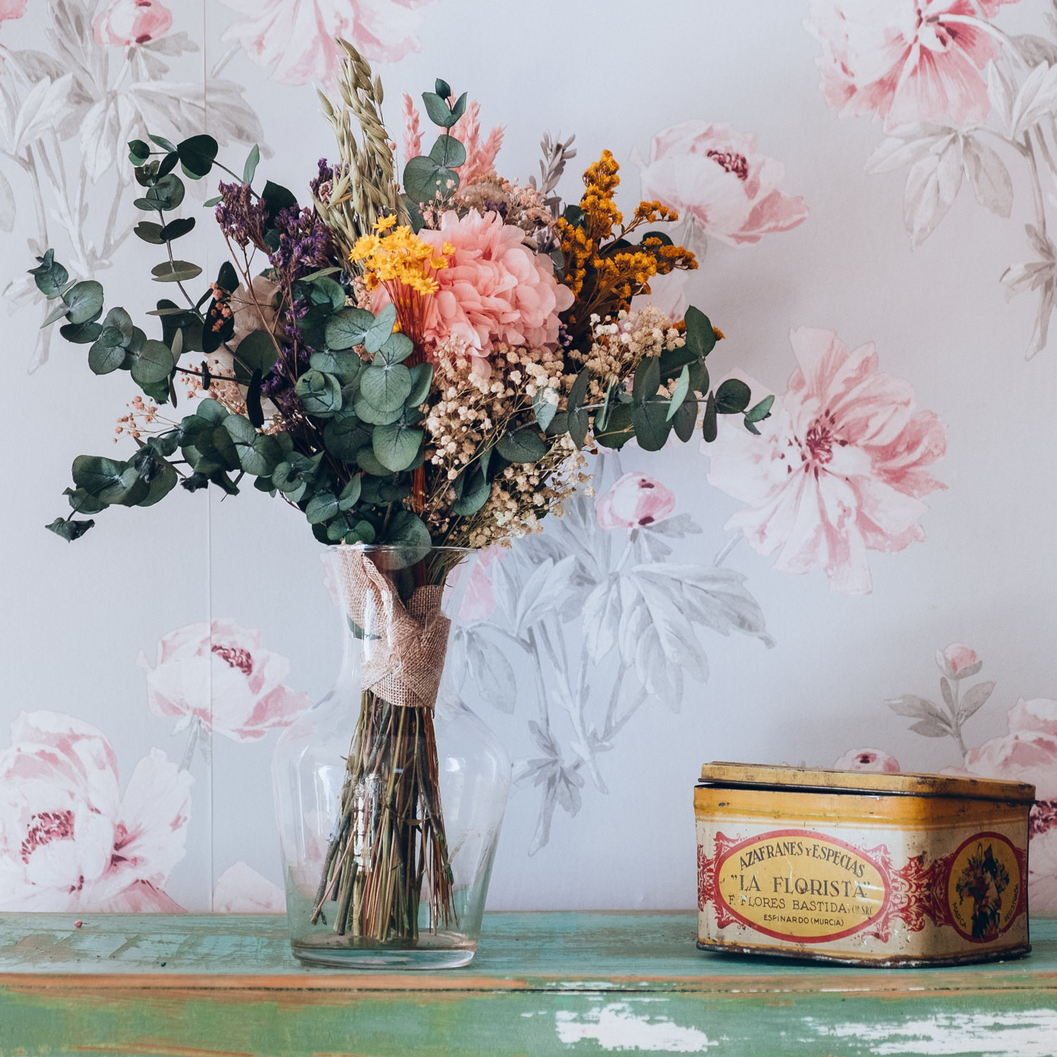 Ramo De Flores Preservadas Ideal Para Un Regalo Especial