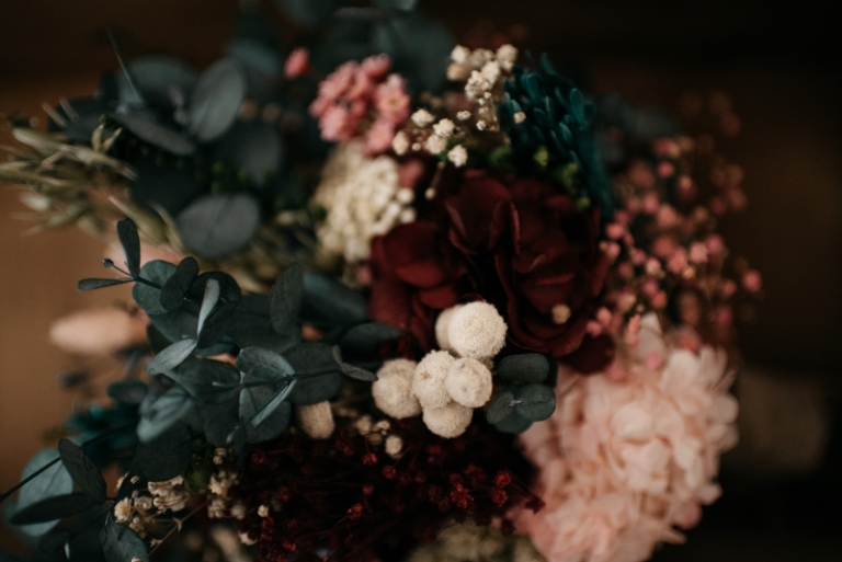 Ramo de eucalipto preservado