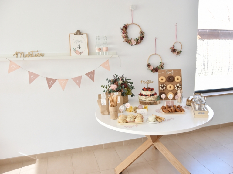 Decoracion bonita de cumpleaños niña