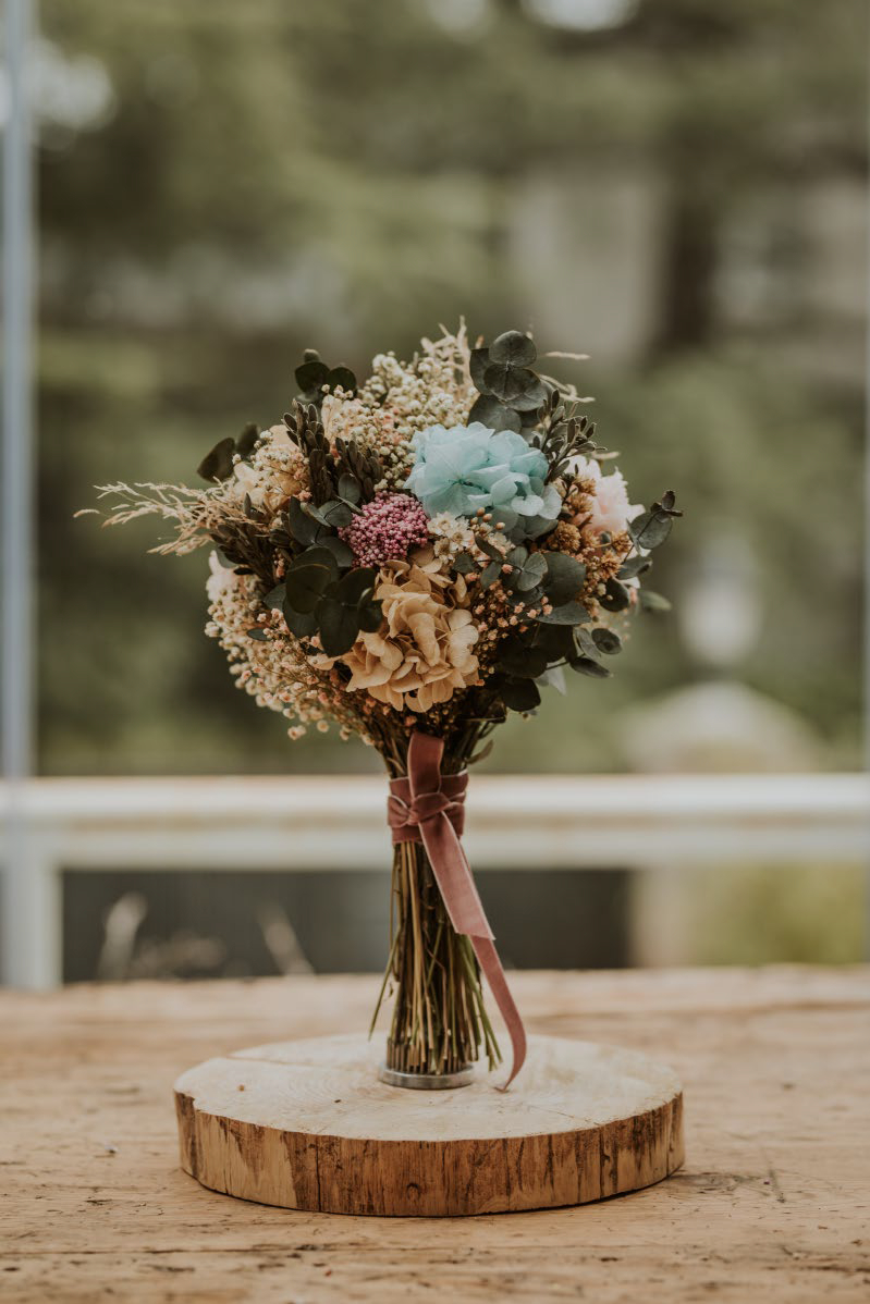 Bouquet ramo preservado de novia