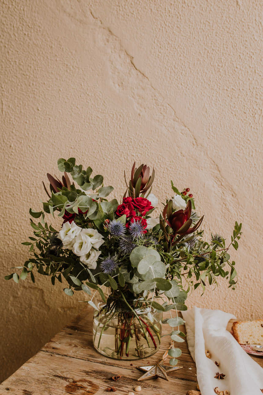 Centro de flores naturales Risalamande