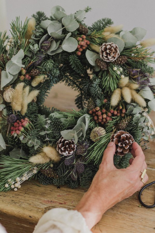 Taller 22 de noviembre: Corona de Navidad natural