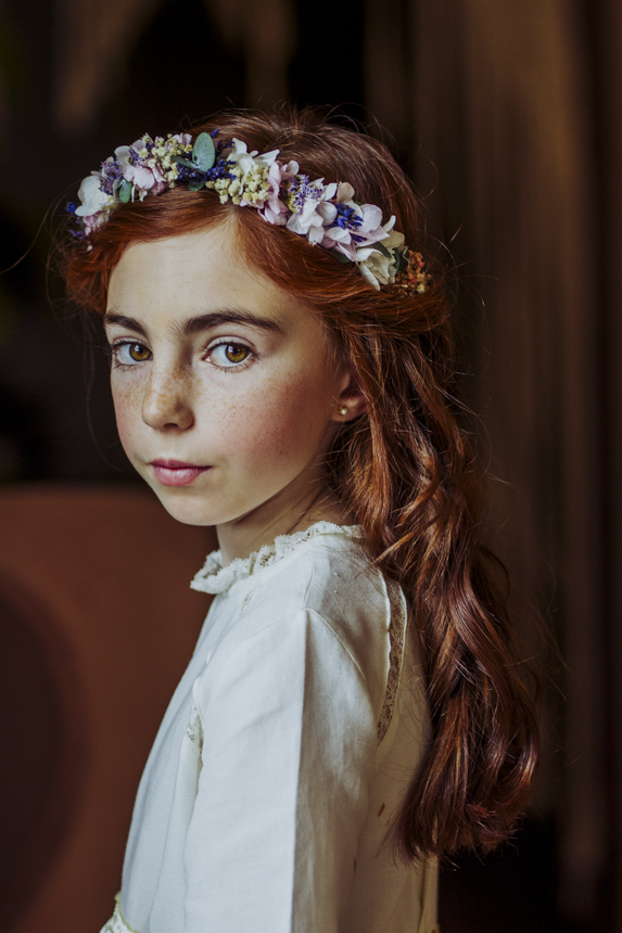 Coronas y tocados para niñas