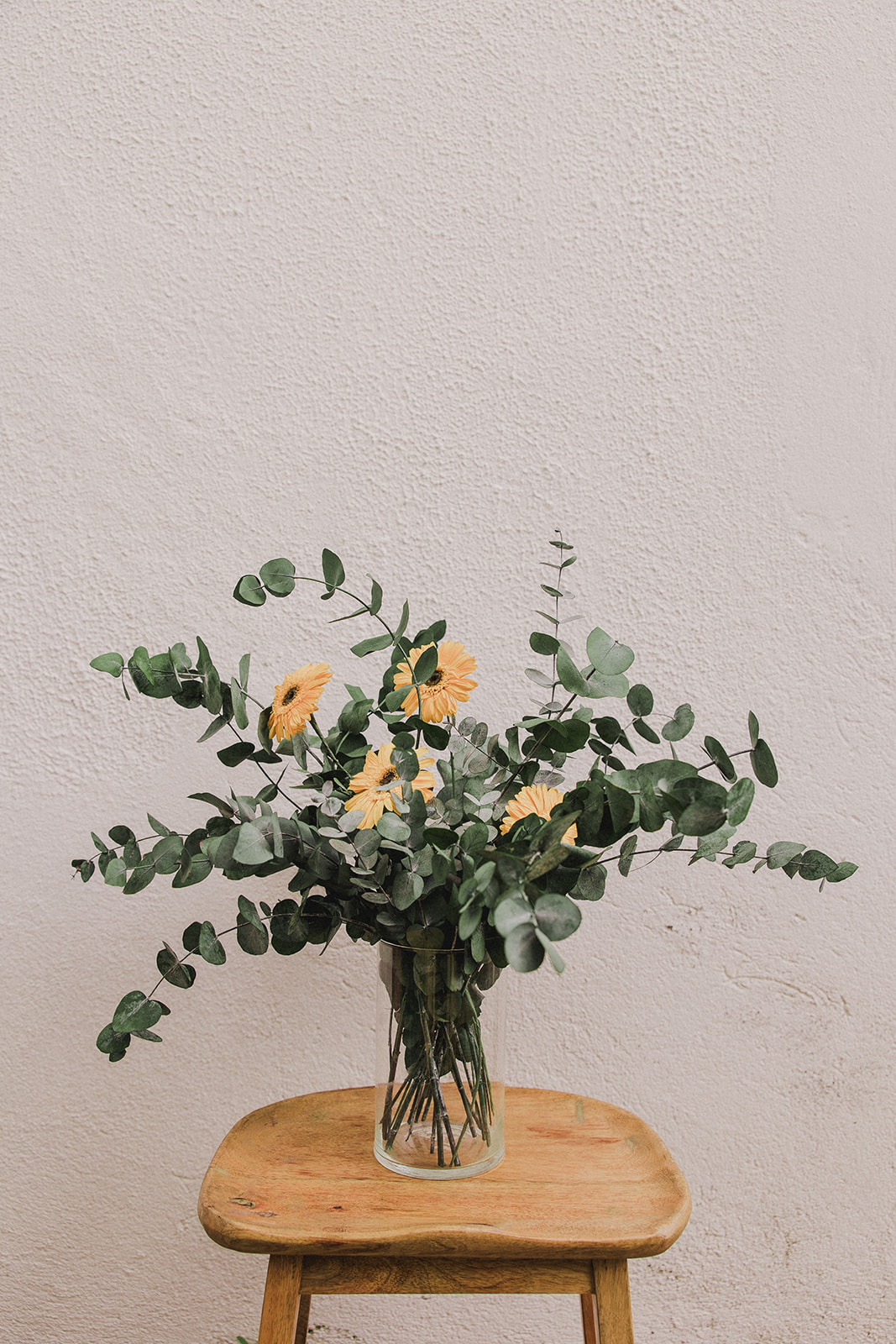 Jarrón Gerberas de flores preservadas