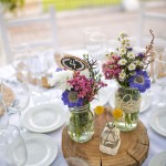 Centro de mesa de flores silvestres