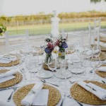 Centro de mesa de flores silvestres