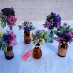 FLores en botellas antiguas