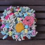 flores en un celemín