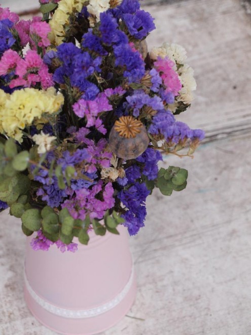 Jarra de siemprevivas