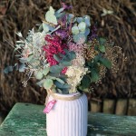 Centro de flores secas