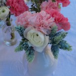 flores en una botella