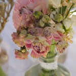 flores en una botella