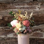 Centro de flores secas