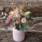 Centro de flores secas