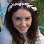 Diadema de hortensias