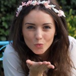 Diadema de hortensias