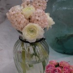 detalle jacintos y ranúnculos decoración floral jacintos y ranúnculos