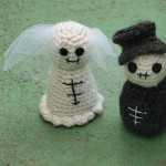 muñecos ganchillo boda