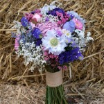 bouquet morado