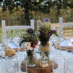 Centro de mesa de flores silvestres