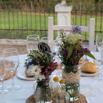 Centro de mesa de flores silvestres