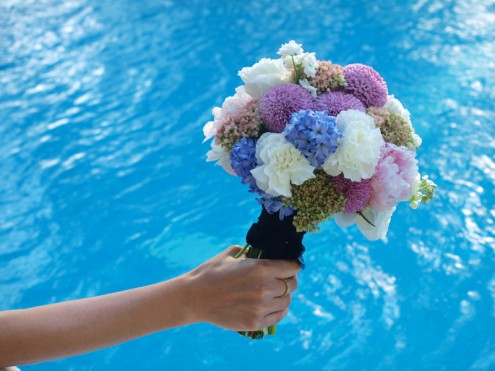 Azul como el mar azul