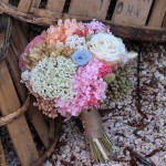 Ramo de novia de flores preservadas