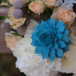 Flores para Pilar Detalle de la crasa pintada