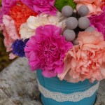 pintando con claveles