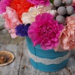 pintando con claveles