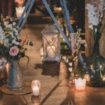 Decoración floral de la iglesia