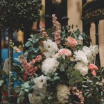 Decoración floral de la iglesia