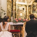 Decoración floral de la iglesia